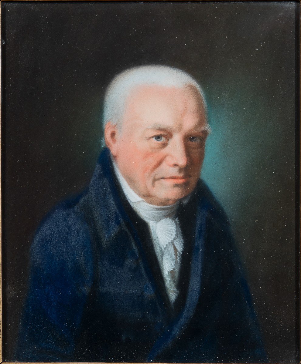 Painter Of The Early 19th Century,  "portrait Of A Gentleman"-photo-3