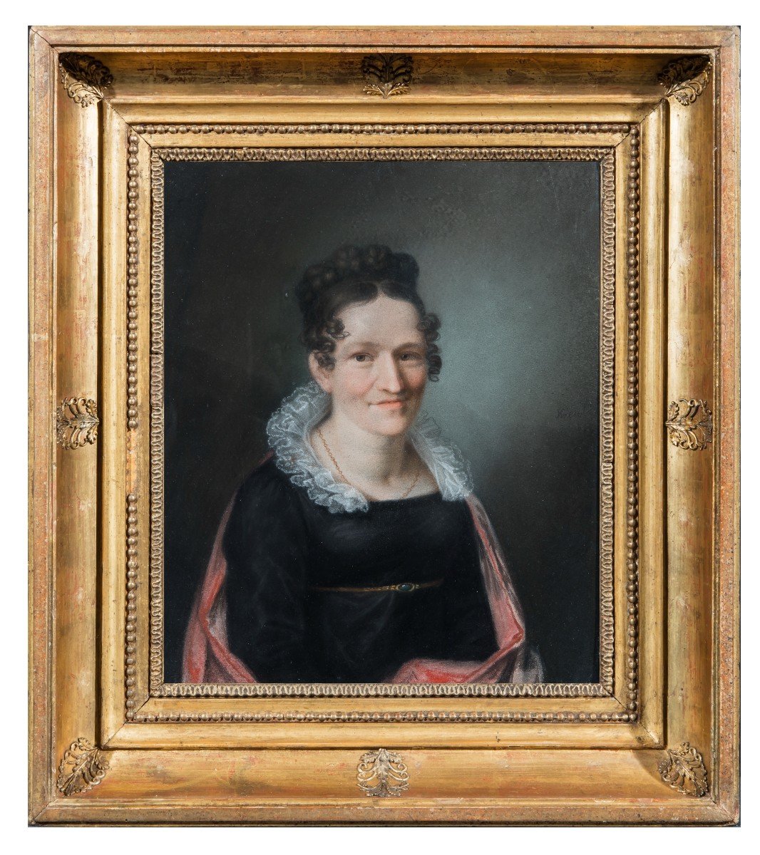 Painter From The Early 19th Century  "portrait Of A Gentlewoman" 