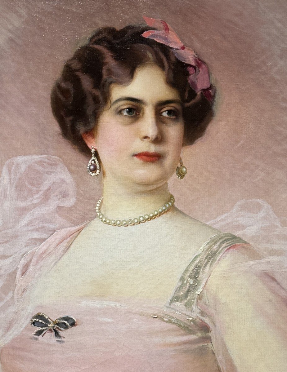 Vittorio Matteo Corcos, "portrait Of Princess Marija Pavlovna Demidoff", 1911-photo-4