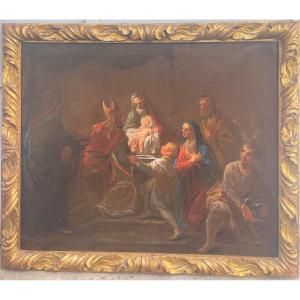 Peintre Vénitien De La Seconde Moitié Du XVIIe Siècle La Circoncision De Jésus