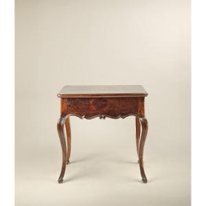 Walnut Center Table, Second Half Of The 18th Century