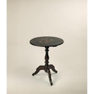 Ebonized Wood Coffee Table, 19th Century