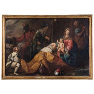 Giuseppe Nuvolone  "adoration Of The Magi"