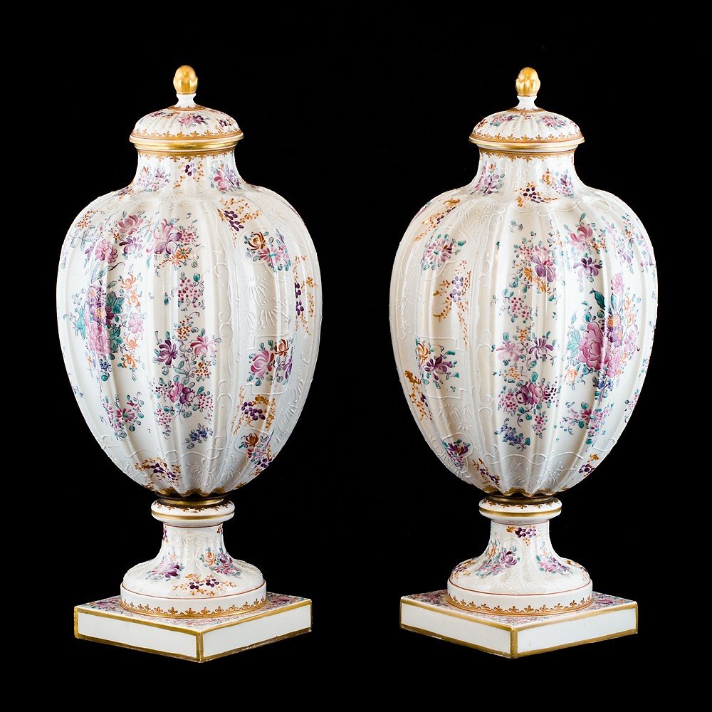 Pair Of Samson Vases-photo-3