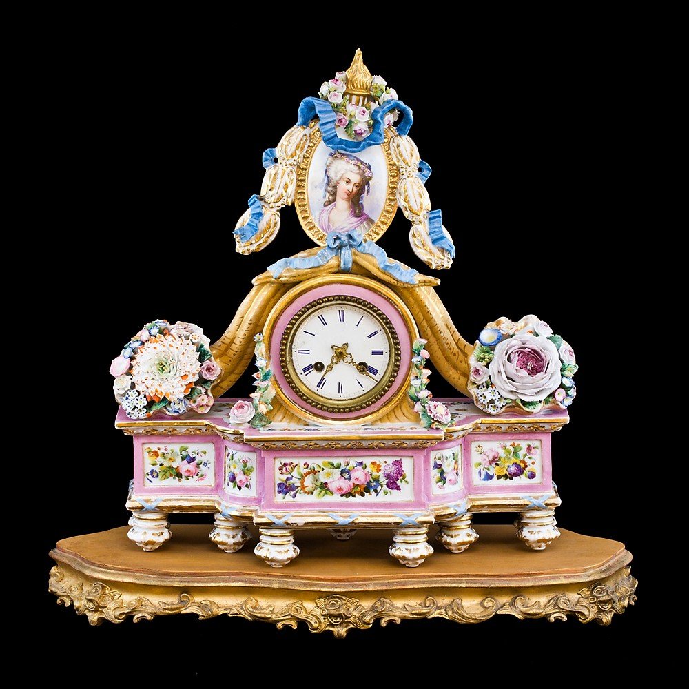 Sevres Porcelain Clock