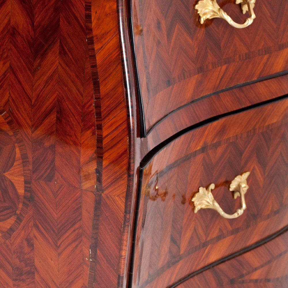 Louis XV Naples Chest Of Drawers-photo-5