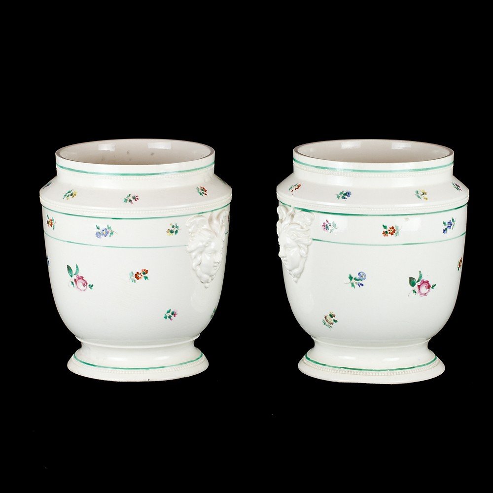 Pair Of Neapolitan Earthenware Vases-photo-3