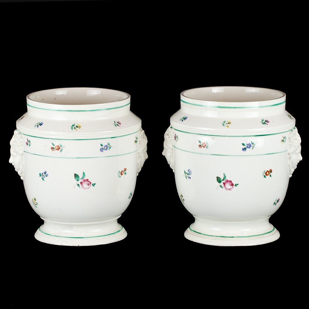 Pair Of Neapolitan Earthenware Vases-photo-4