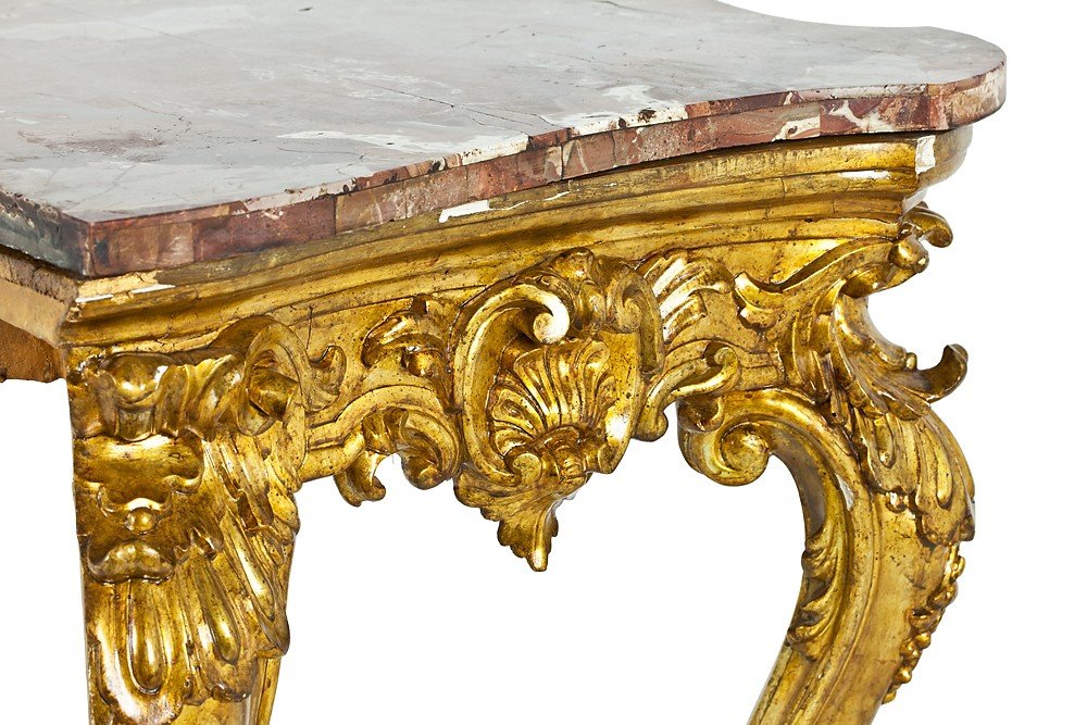 Console Louis XV Napolitaine-photo-4