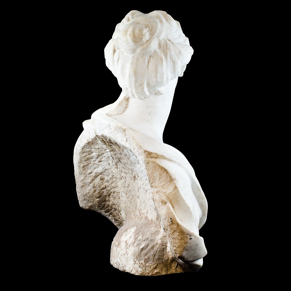 Sculpture Depicting A Half-length Portrait Of A Noblewoman-photo-4