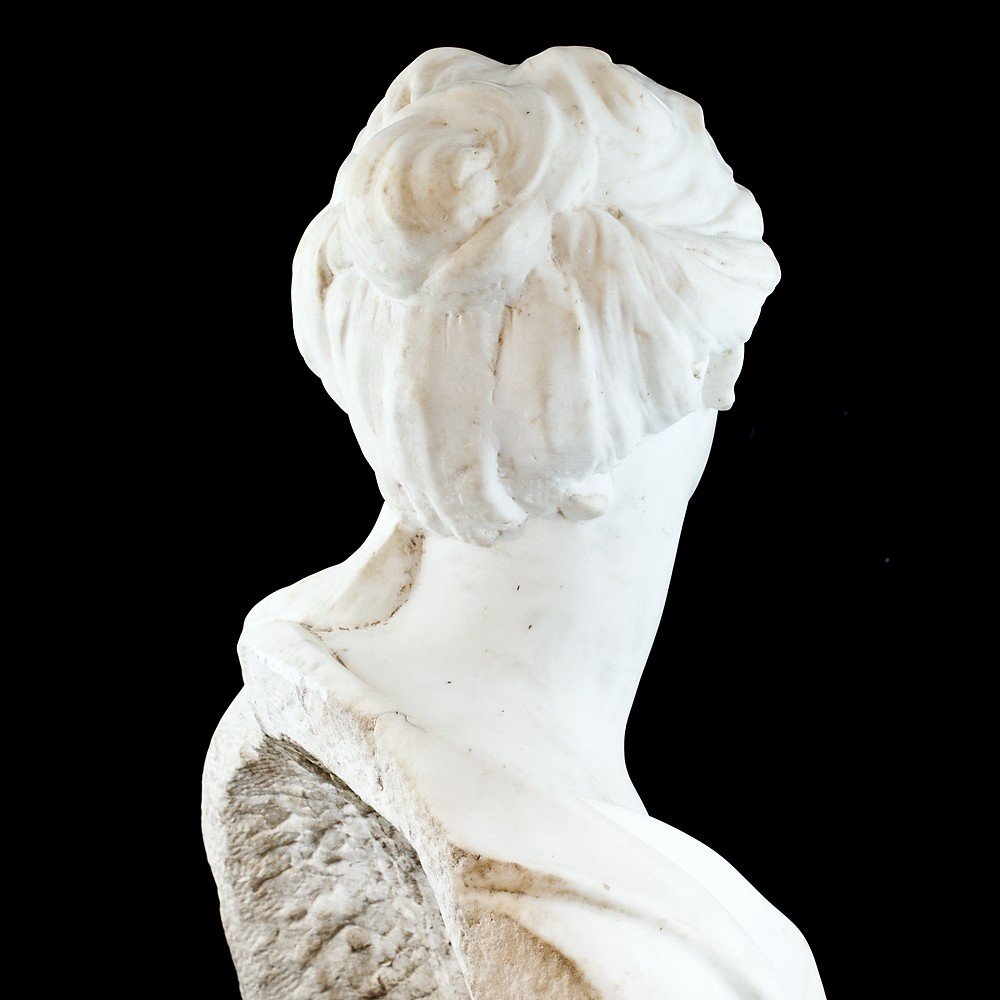 Sculpture Depicting A Half-length Portrait Of A Noblewoman-photo-5