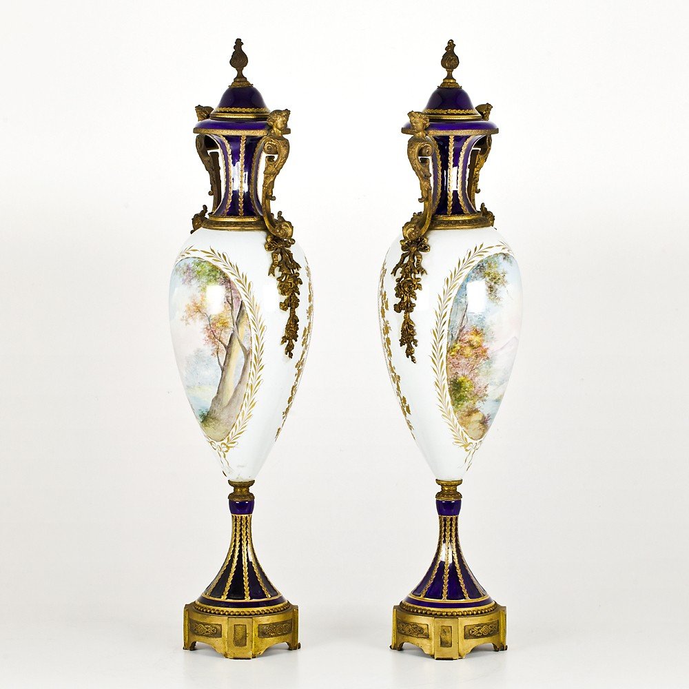 Paire De Vases De Sèvres-photo-1