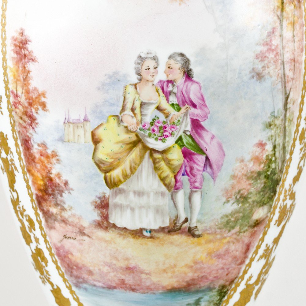 Paire De Vases De Sèvres-photo-2