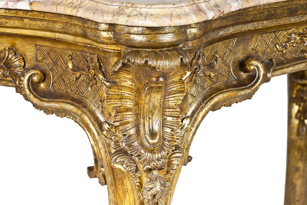 Paire De Consoles Louis XV Naples-photo-5