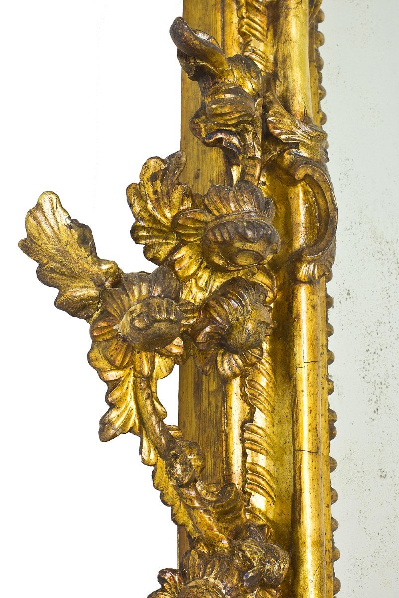 Pair Of Louis XV Naples Mirrors-photo-3