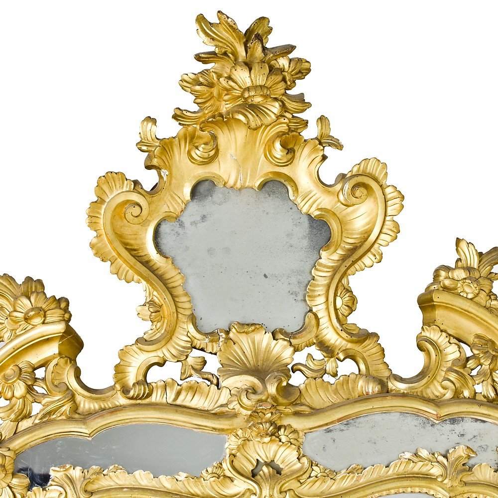 Console Louis XV Avec Miroir-photo-4