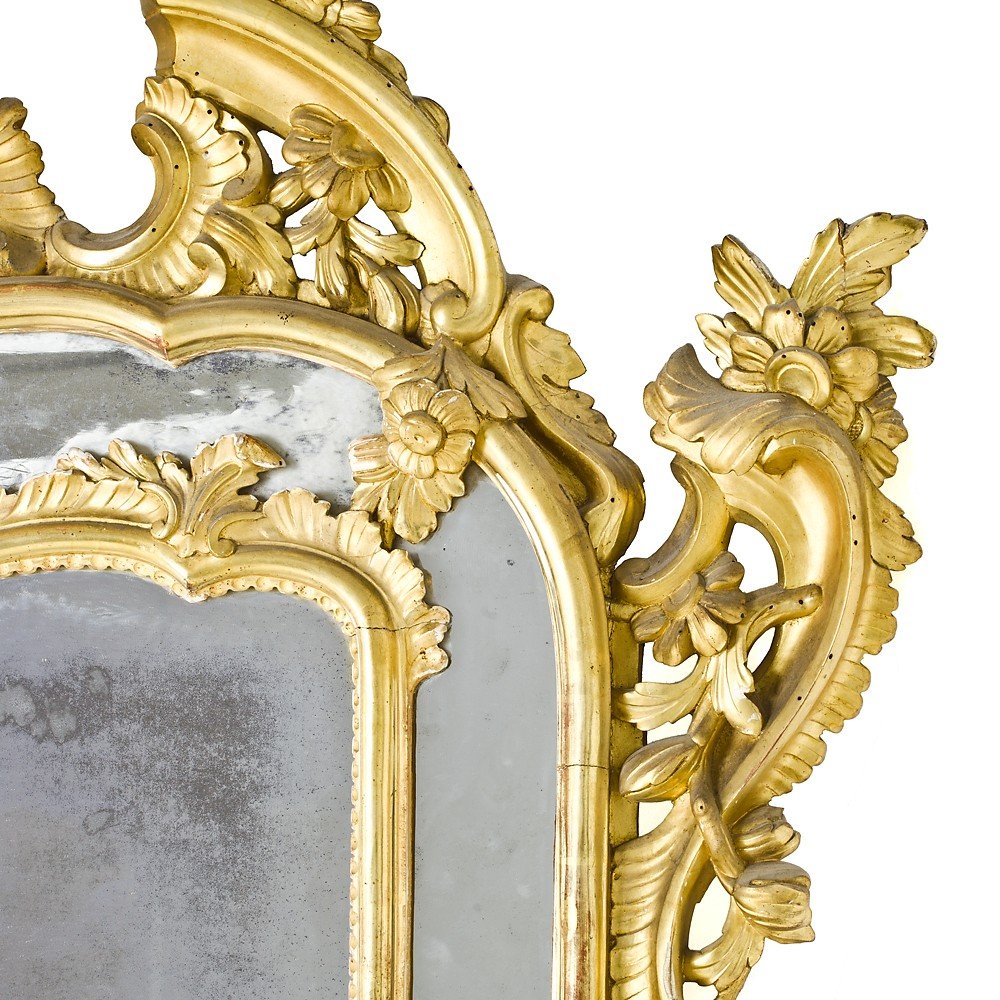 Console Louis XV Avec Miroir-photo-6