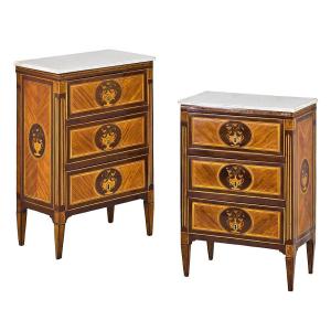 Pair Of Louis XVI Bedside Tables