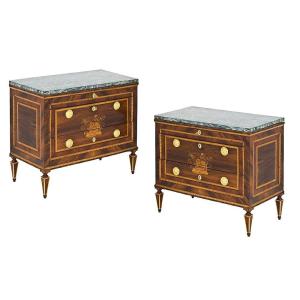 Pair Of Maggiolini School Dressers