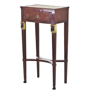 Small Console Table In Mahogany Wood