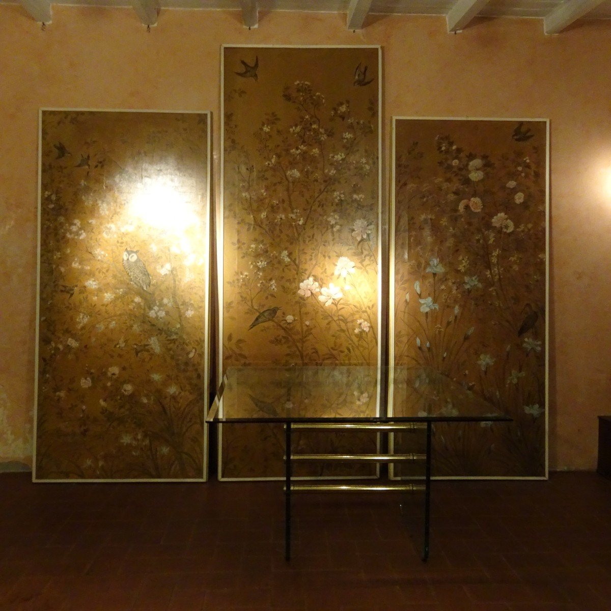 Pair Of 18th Century Wallpaper Panels-photo-4