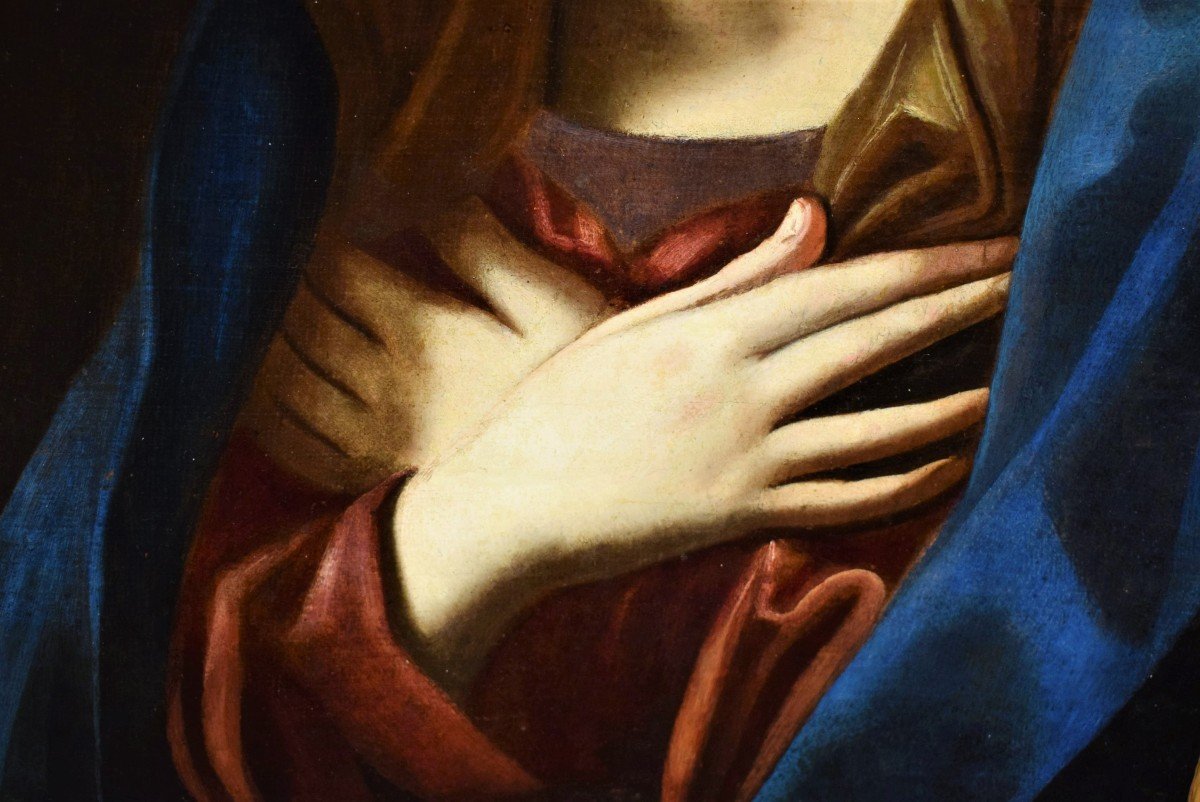 Vierge en Prière - Cercle de Guido Reni, 2e moitié du XVIIème-photo-4