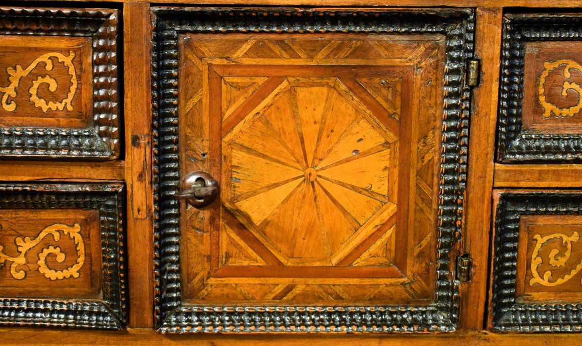 Inlaid Coin Cabinet City Of Verona 2nd Half Of The 16th Century-photo-5