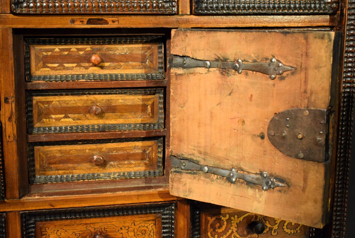 Inlaid Coin Cabinet City Of Verona 2nd Half Of The 16th Century-photo-6