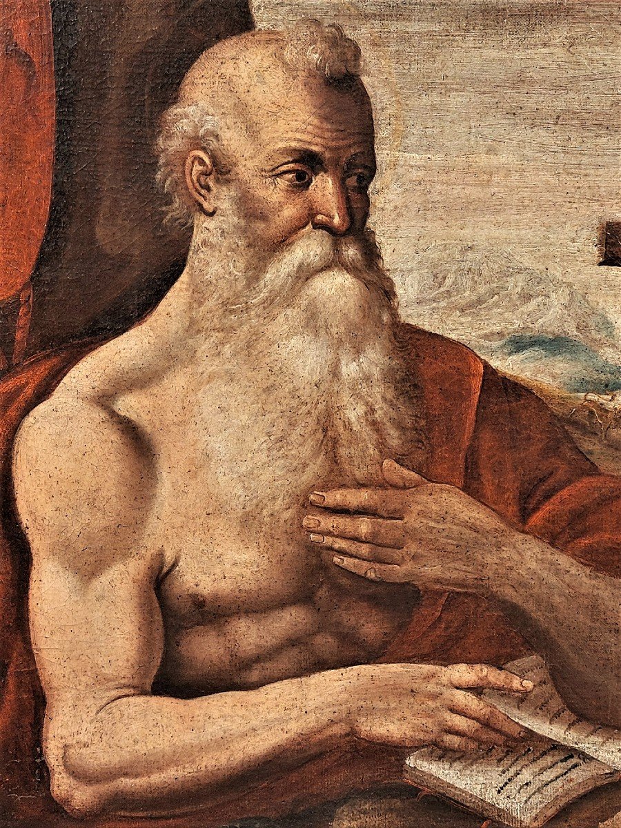 Saint Jerome - Venetian School Of The 16th Century-photo-4