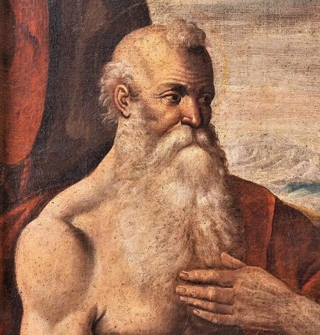 Saint Jerome - Venetian School Of The 16th Century-photo-2