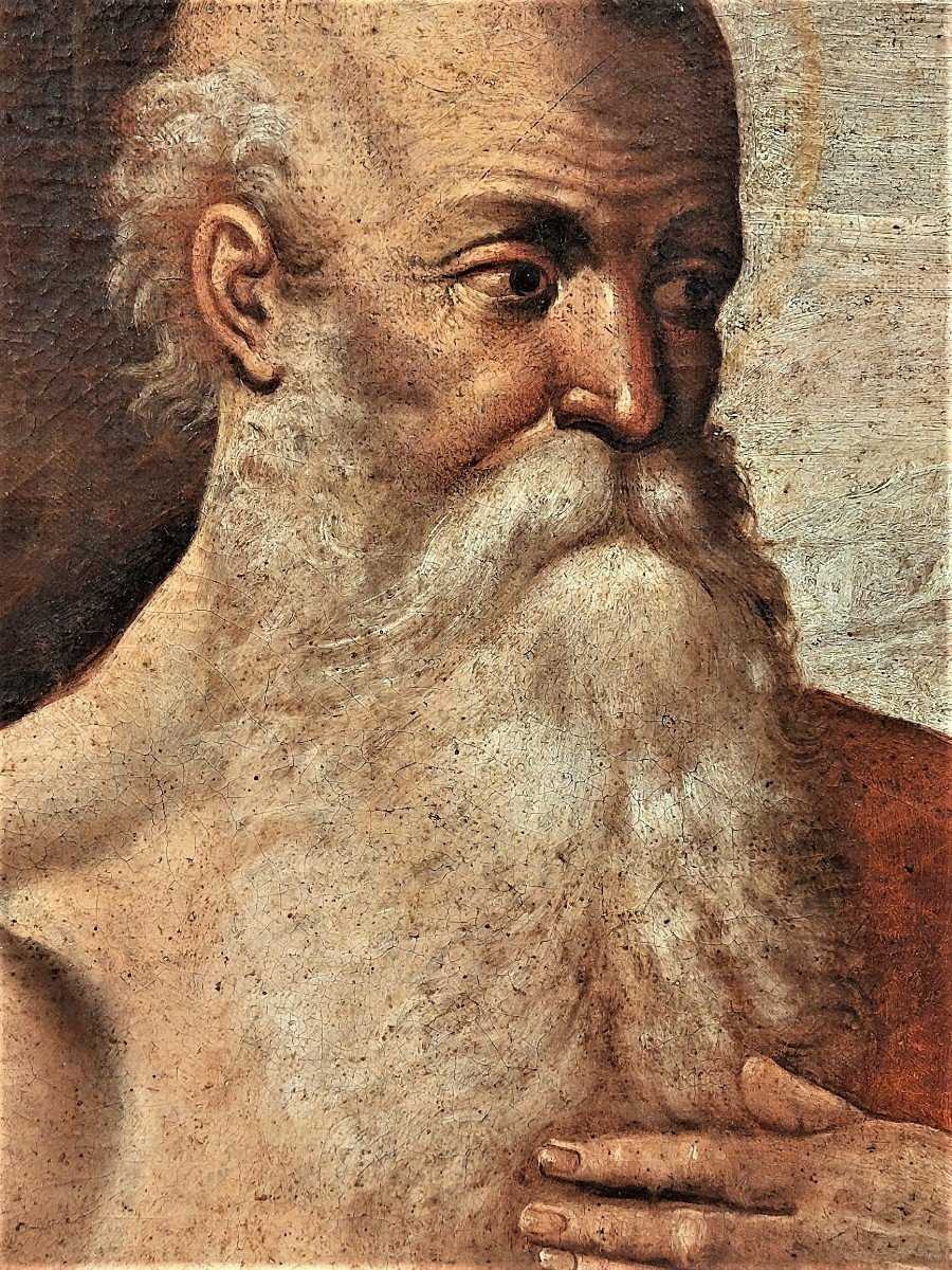 Saint Jerome - Venetian School Of The 16th Century-photo-3