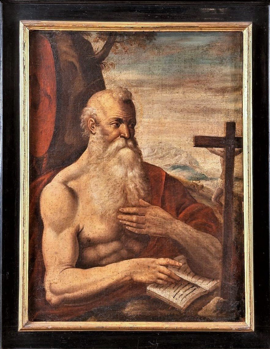 Saint Jerome - Venetian School Of The 16th Century