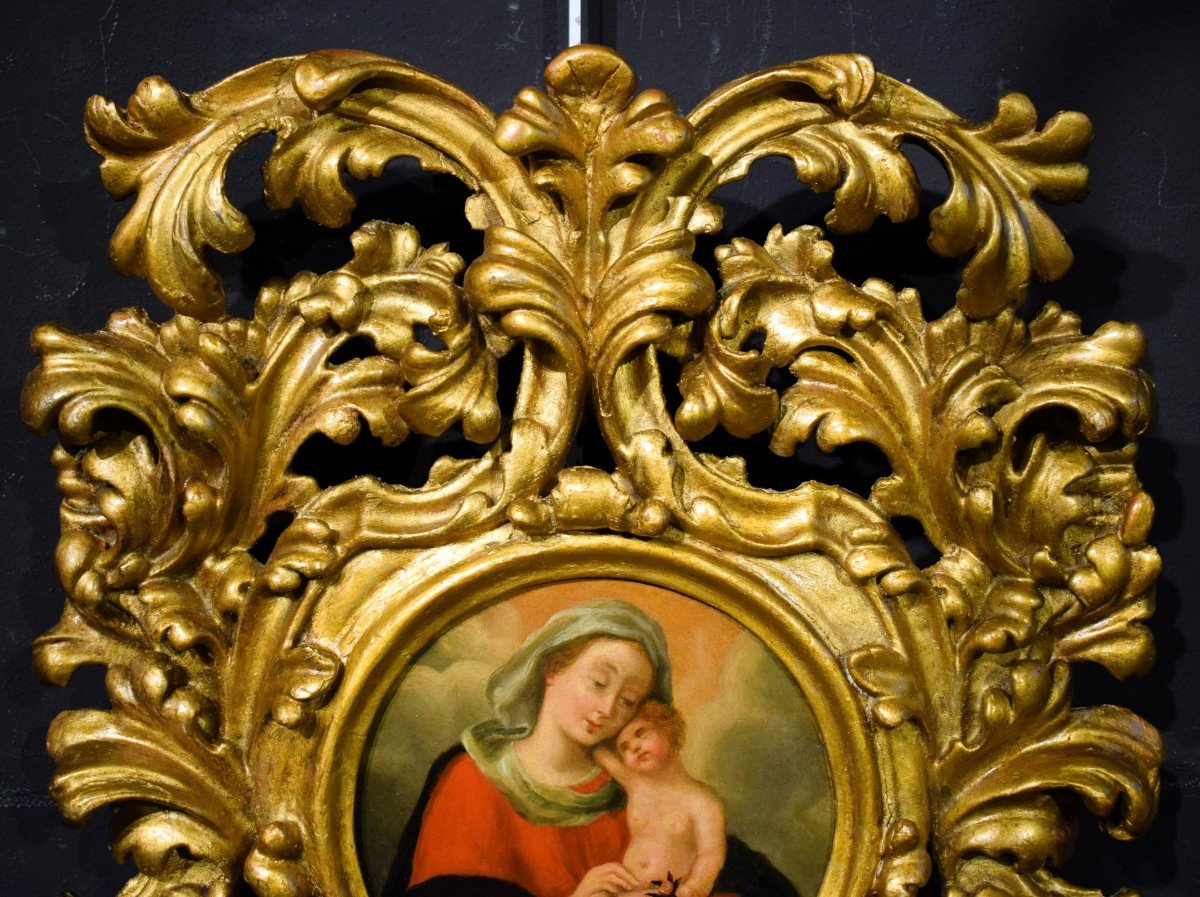 Vierge And Child -  Bologna, 18th Century-photo-2