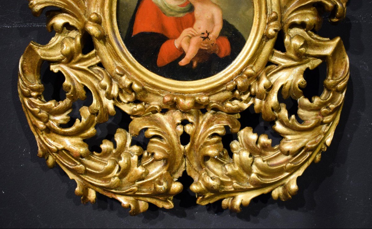 Vierge And Child -  Bologna, 18th Century-photo-3