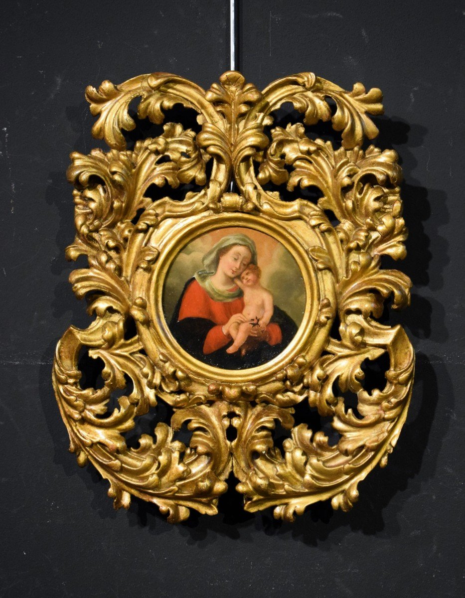 Vierge And Child -  Bologna, 18th Century-photo-6