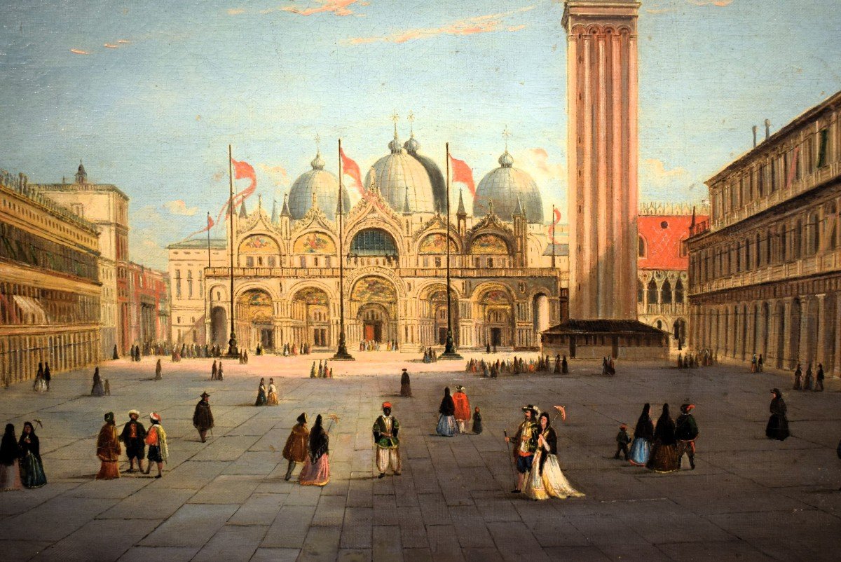 Venice, View Of Piazza San Marco -  Canaletto (venice, 1697–1768) Circle-photo-3