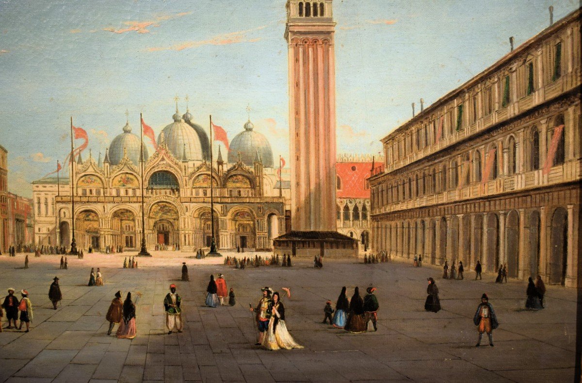 Venice, View Of Piazza San Marco -  Canaletto (venice, 1697–1768) Circle-photo-4