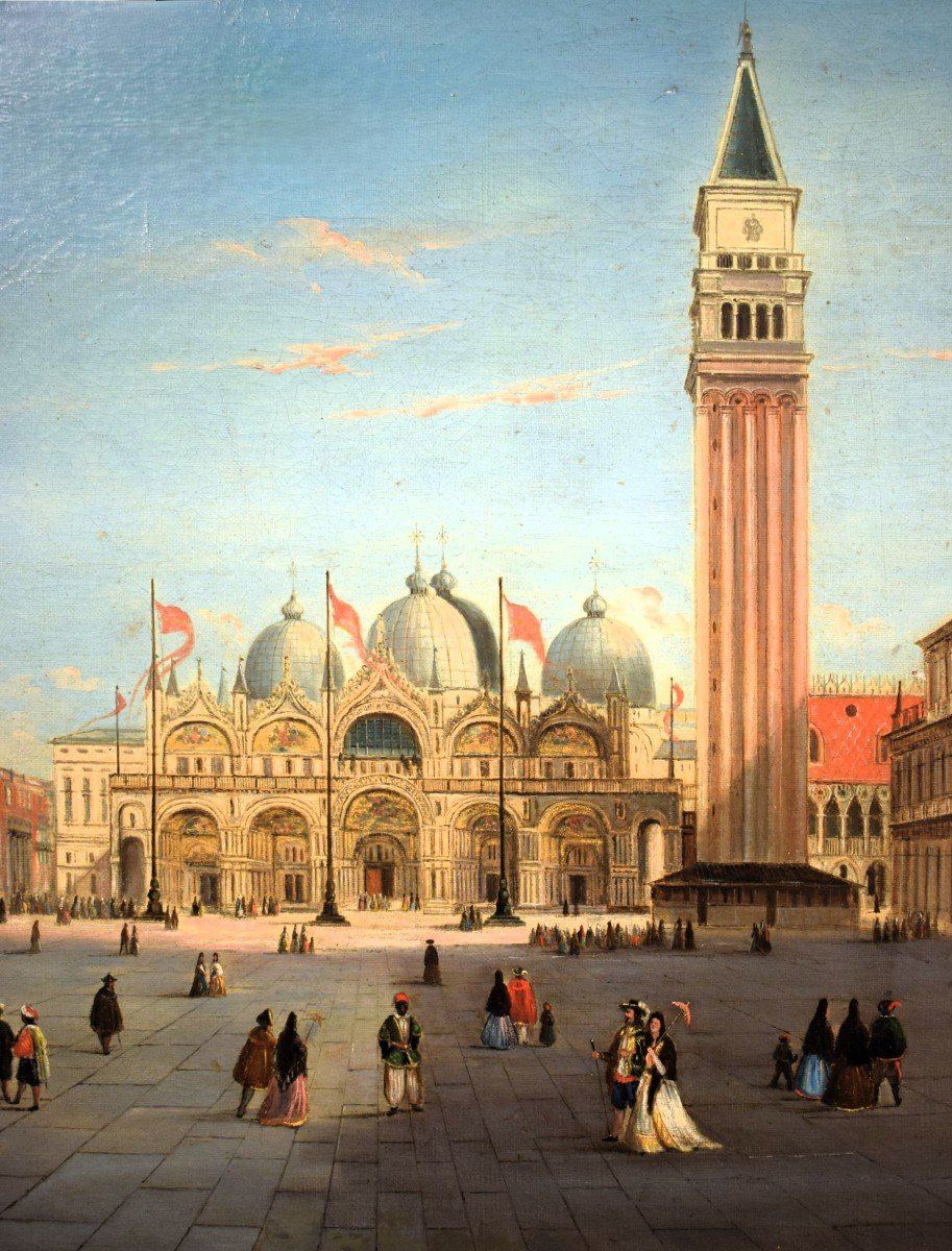 Venice, View Of Piazza San Marco -  Canaletto (venice, 1697–1768) Circle-photo-1