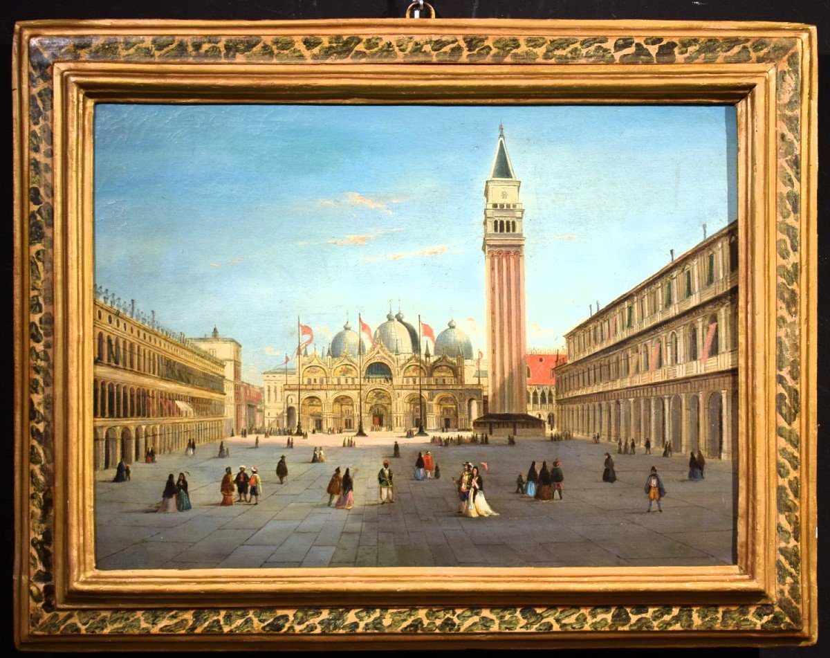 Venice, View Of Piazza San Marco -  Canaletto (venice, 1697–1768) Circle