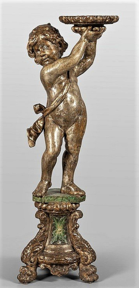 Sculpture en bois  représentant un Putto - Venise, époque Louis XVI 