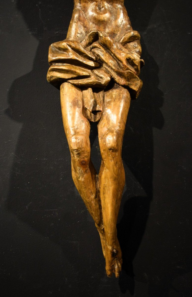 Christ crucifié - Sculpture en bois - Italie, Lombardie, fin du XVe siècle-photo-2