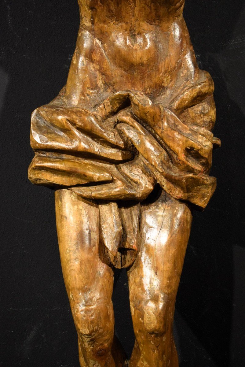 Christ crucifié - Sculpture en bois - Italie, Lombardie, fin du XVe siècle-photo-4