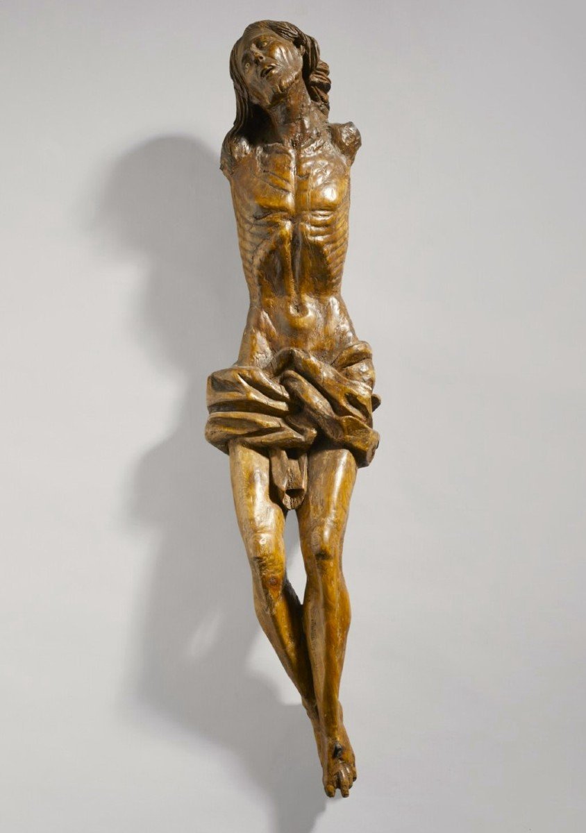 Christ crucifié - Sculpture en bois - Italie, Lombardie, fin du XVe siècle-photo-7