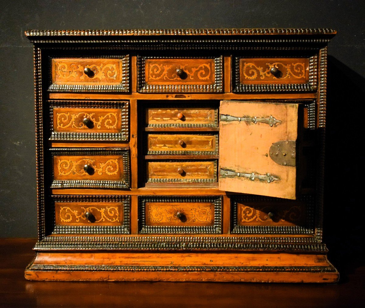 Cabinet incrusté  - Ville de Vérone, fin du 16ème siècle-photo-4