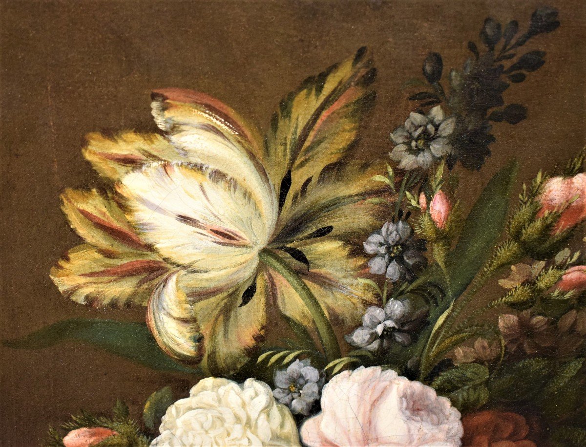 Still Life Of Fleurs  - Jean-louis Prévost (nointel 1760 - Paris 1810)-photo-1