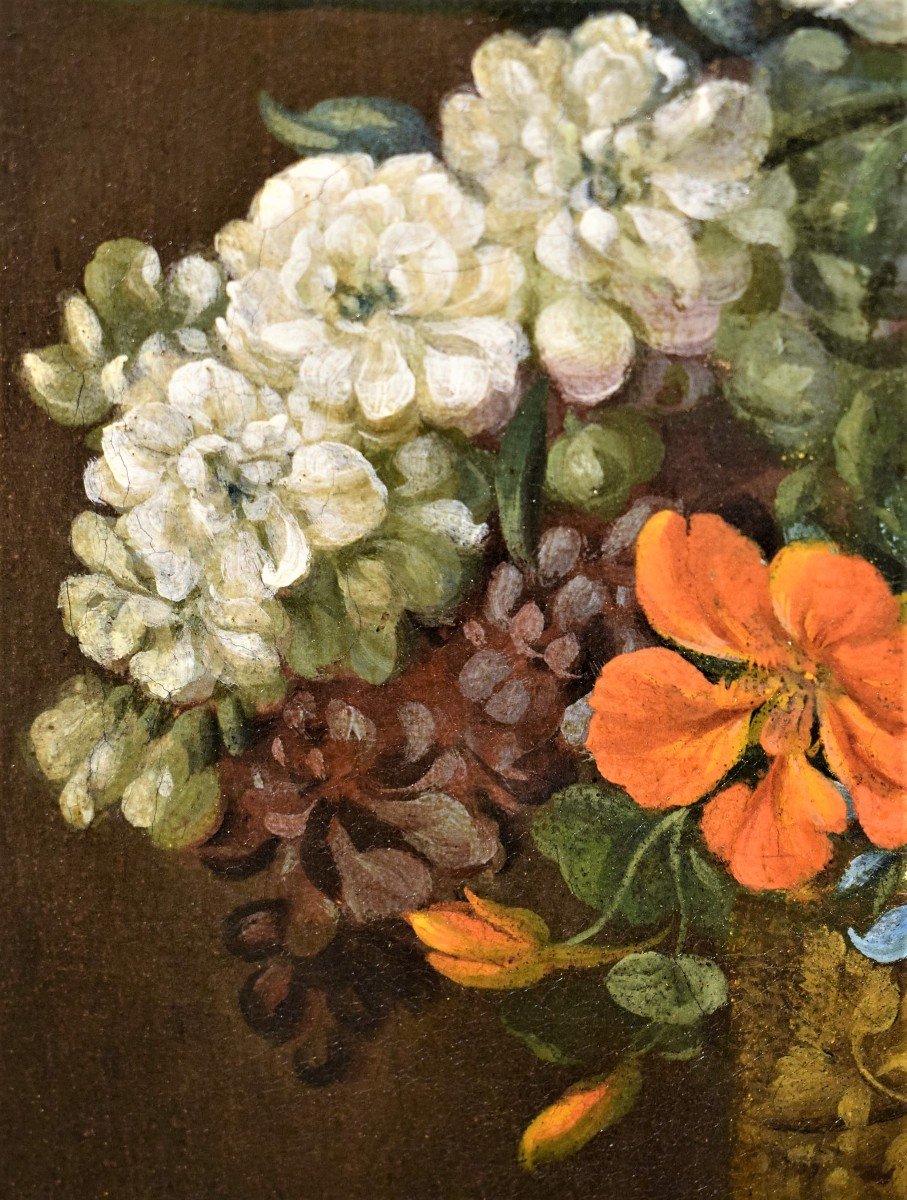 Still Life Of Fleurs  - Jean-louis Prévost (nointel 1760 - Paris 1810)-photo-3