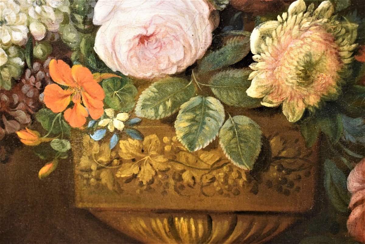 Still Life Of Fleurs  - Jean-louis Prévost (nointel 1760 - Paris 1810)-photo-4