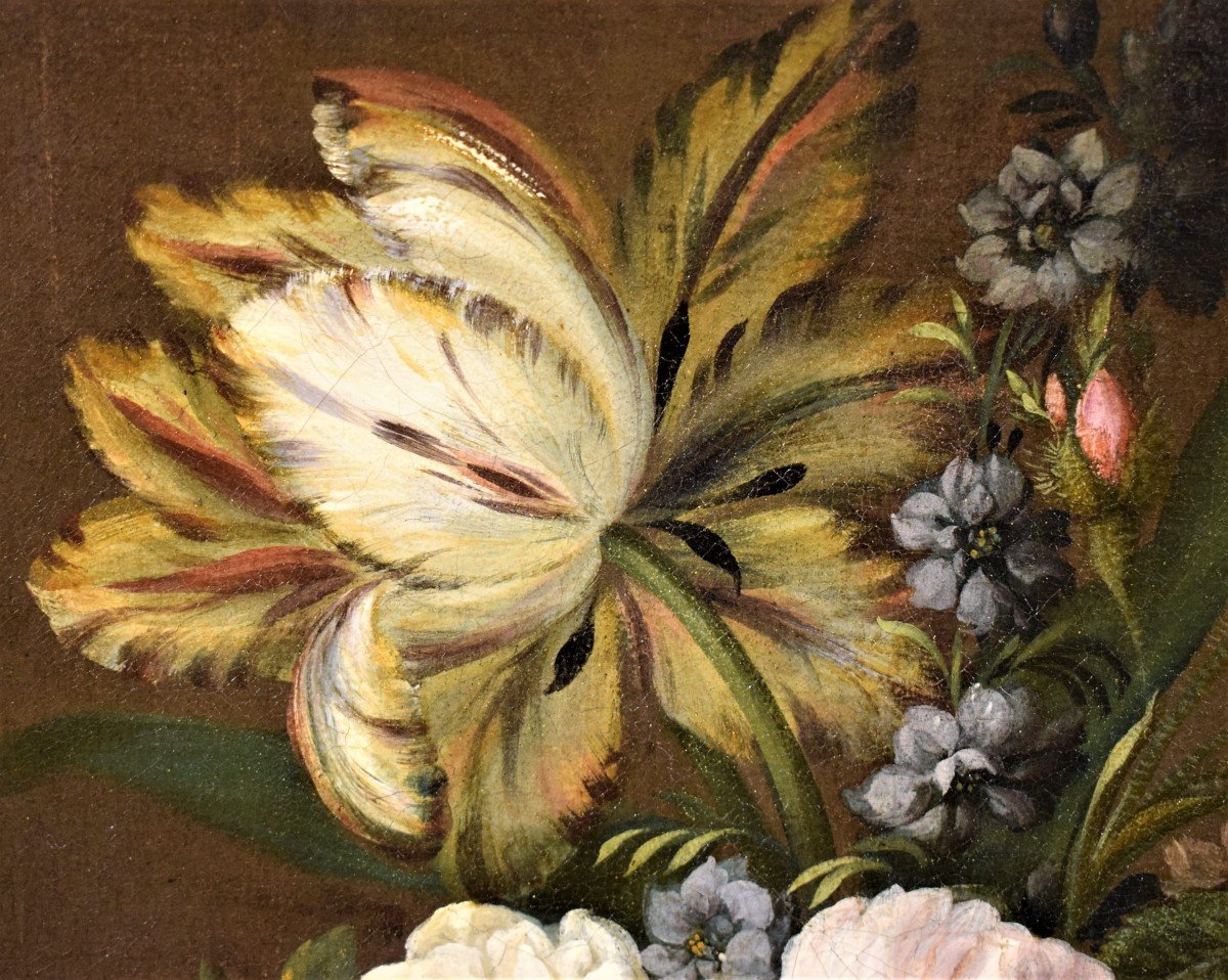 Still Life Of Fleurs  - Jean-louis Prévost (nointel 1760 - Paris 1810)-photo-7