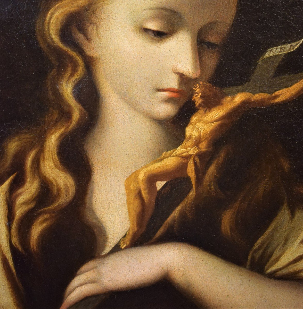 Penitent Mary Magdalene - Emilian Master Of The 17th Century-photo-2