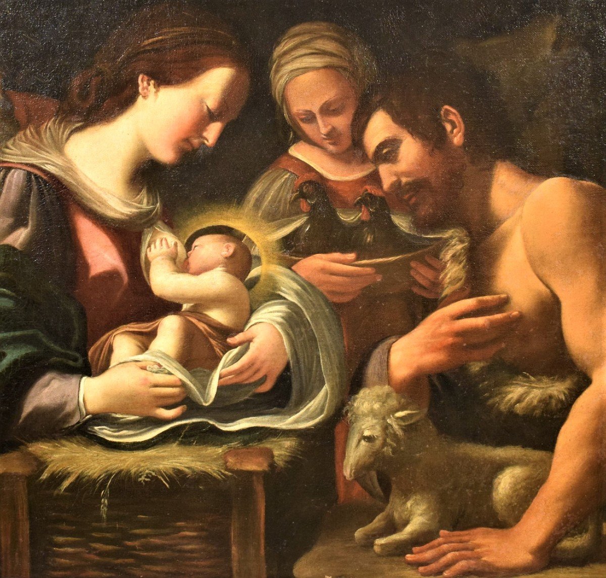 Nativité - atelier de Gerrit van Honthorst (Utrecht 1592-1656)-photo-3